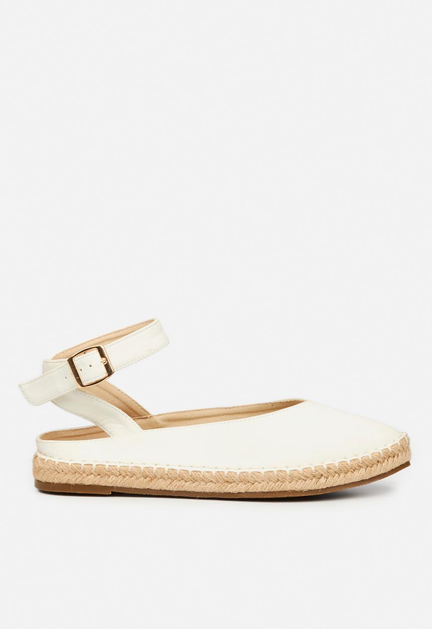 Viabeach - Bamboo 1 ankle tie espadrille - white