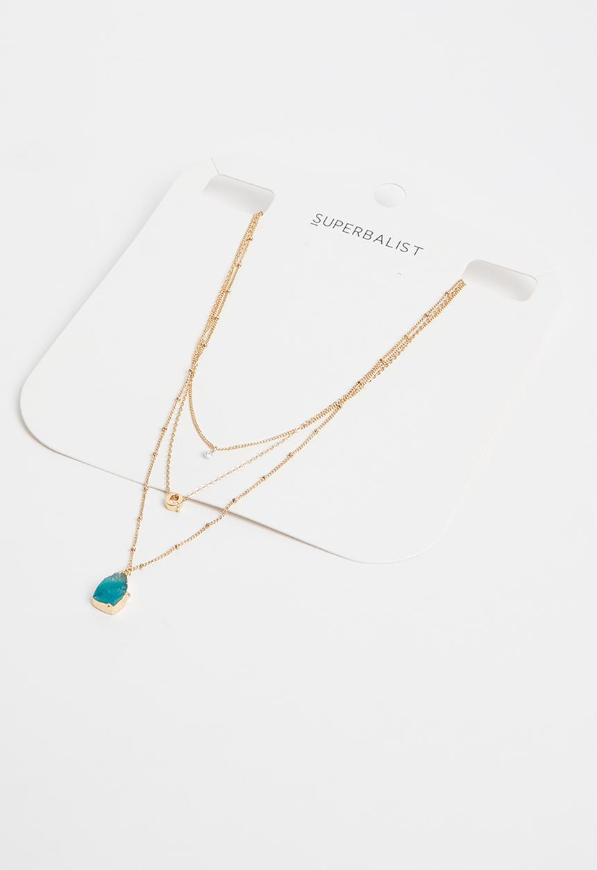 Superbalist - Robin layered necklace - gold