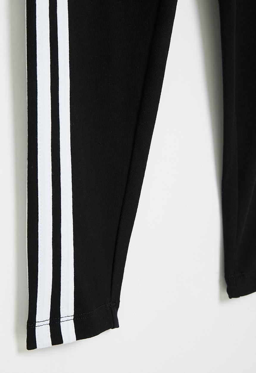 adidas Originals - 3 Stripes legging y - black & white