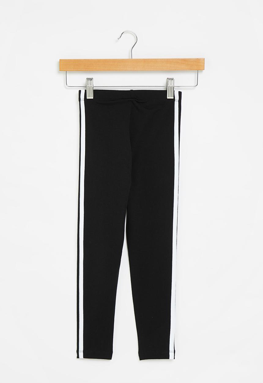 adidas Originals - 3 Stripes legging y - black & white