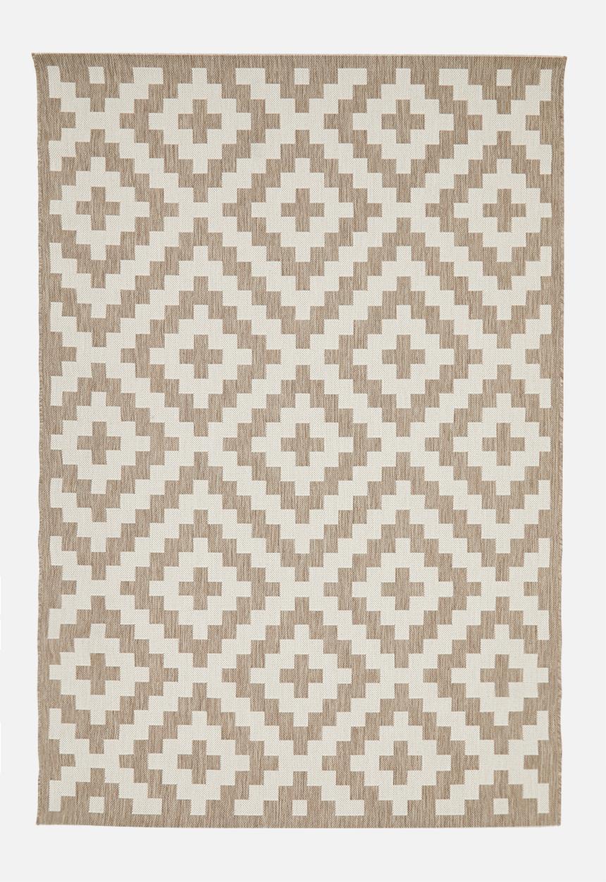 Hertex Haus - Jenga woven outdoor rug- tan lines