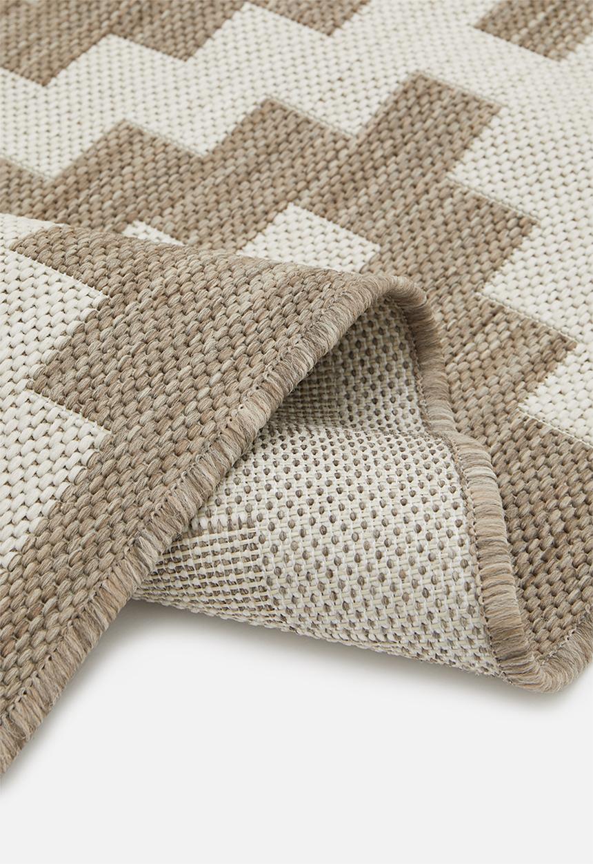 Hertex Haus - Jenga woven outdoor rug- tan lines