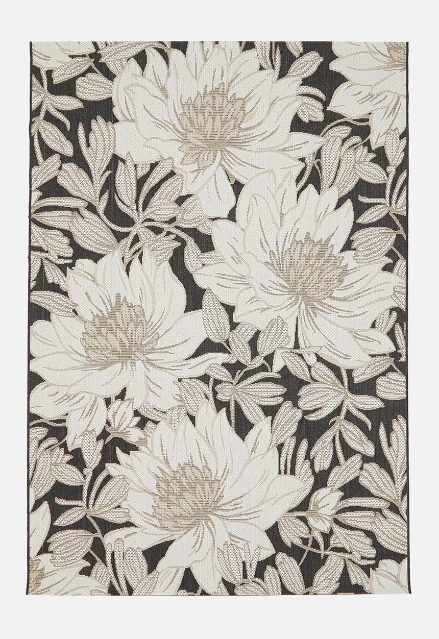 Hertex Haus - Blossom woven outdoor rug - after dark