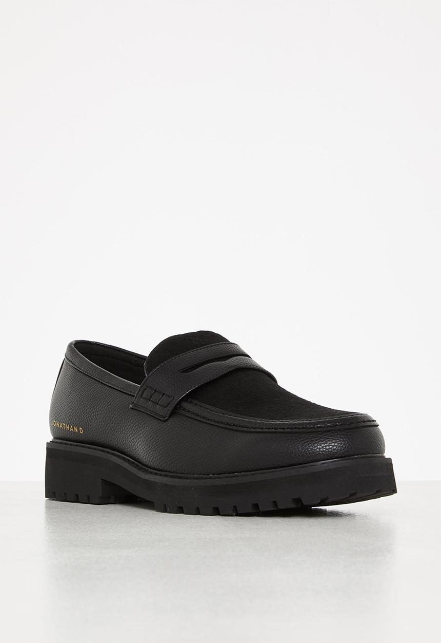 Jonathan D - Penny Moc - Black Pony Hair