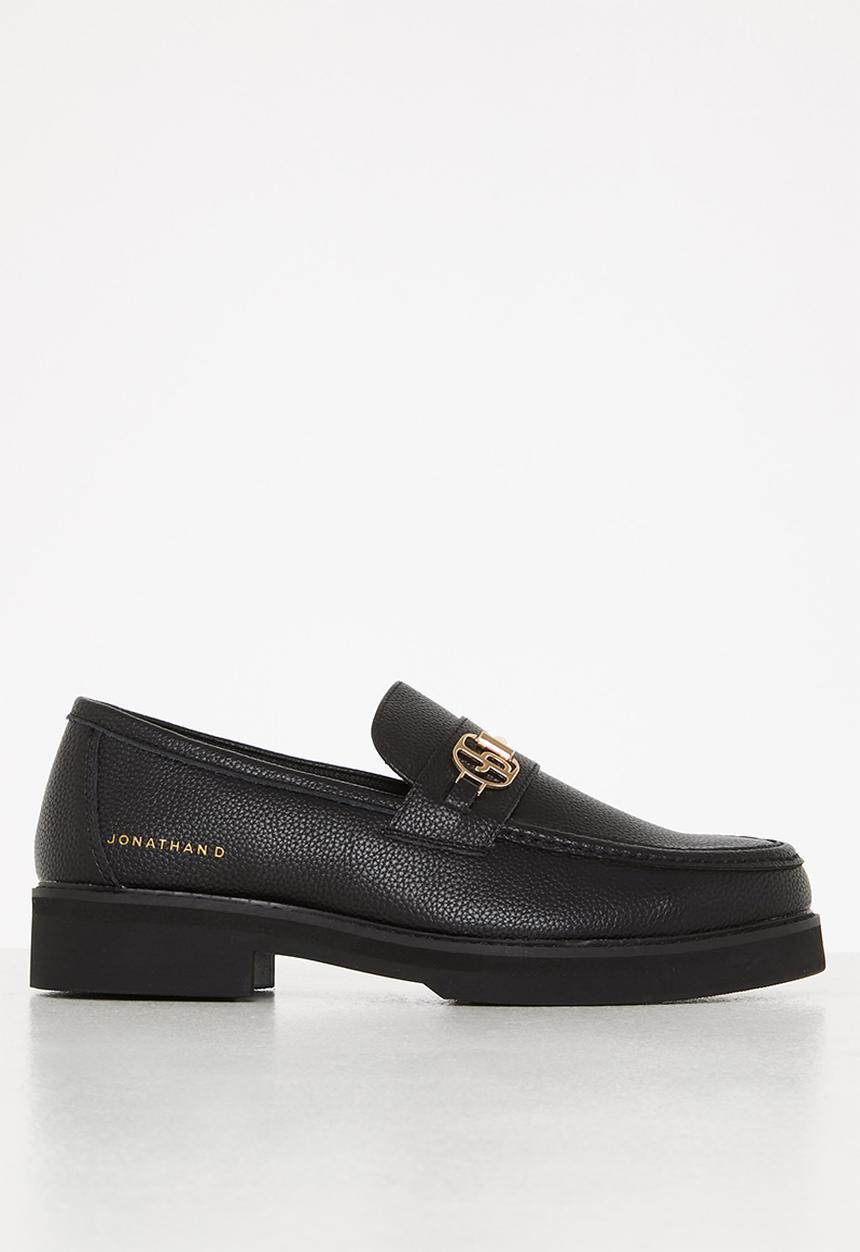 Jonathan D - J Winston genuine leather loafer - triple black
