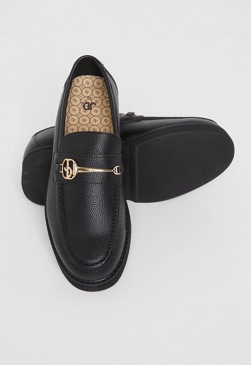 Jonathan D - J Winston genuine leather loafer - triple black