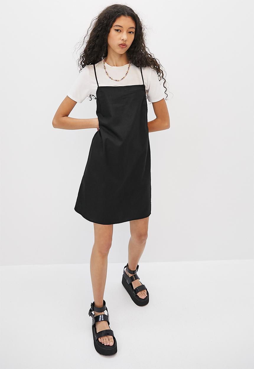 Blake - A-line mini dress - black