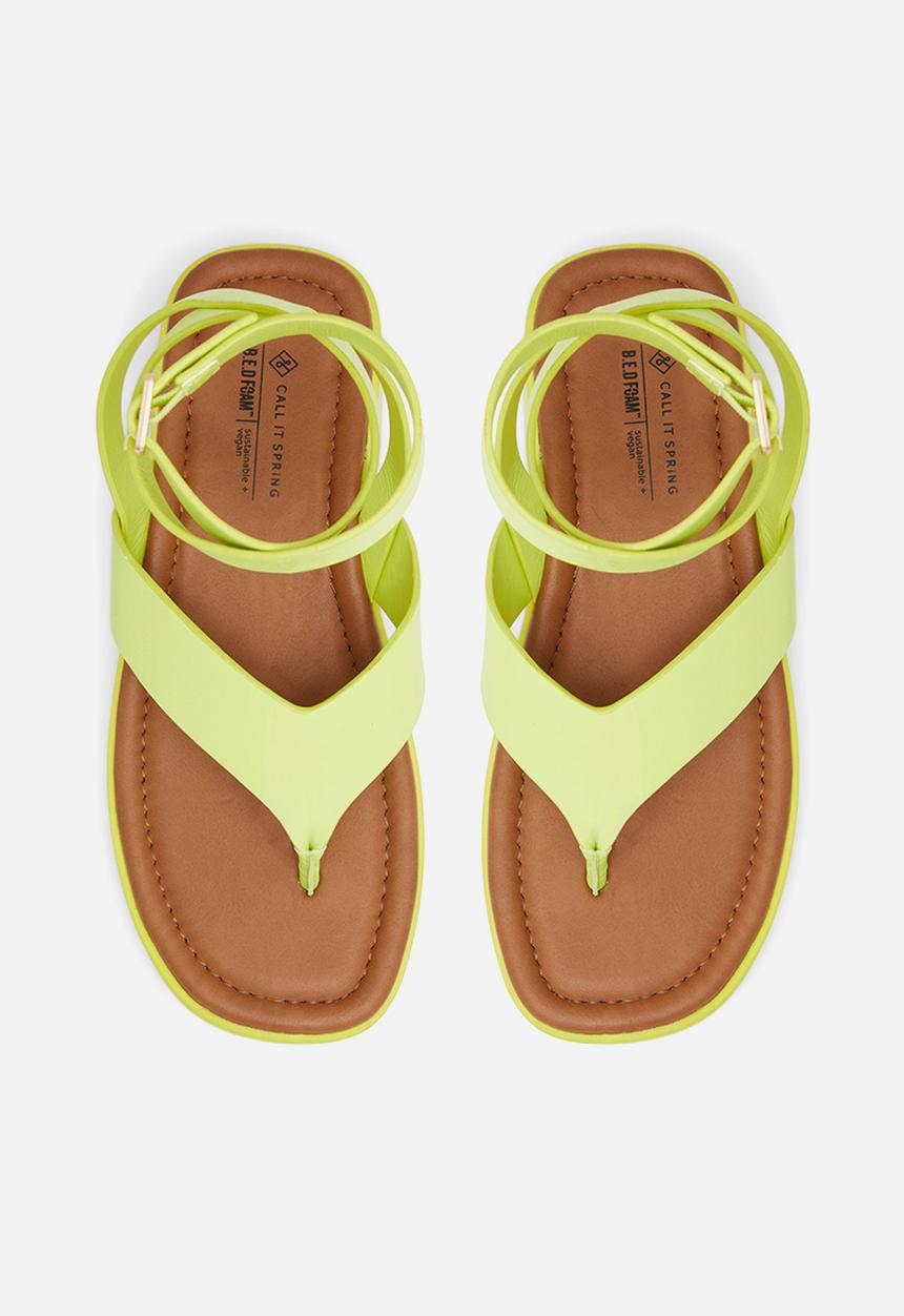 Call It Spring - Kristina sandal - bright green