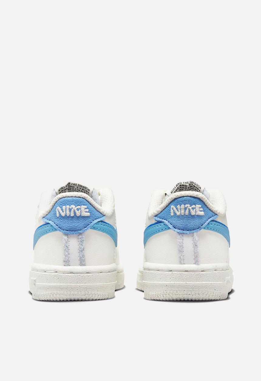 Nike - Force 1 lv8 2 (td) - sail/blue chill-medium blue-black