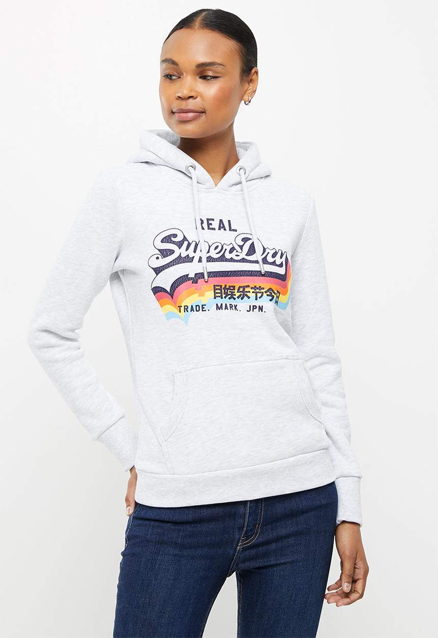 Superdry. - Vl ns hoodie bb - ice marl