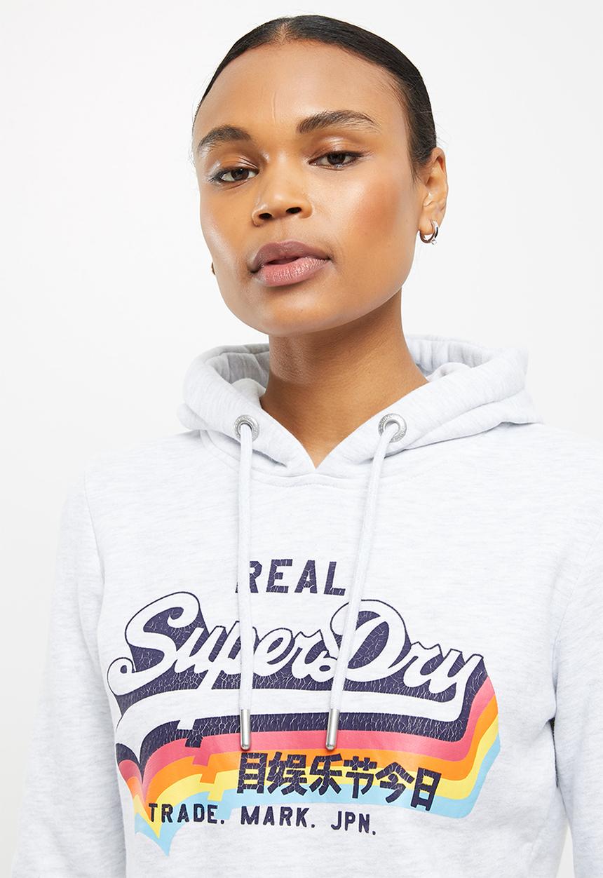 Superdry. - Vl ns hoodie bb - ice marl