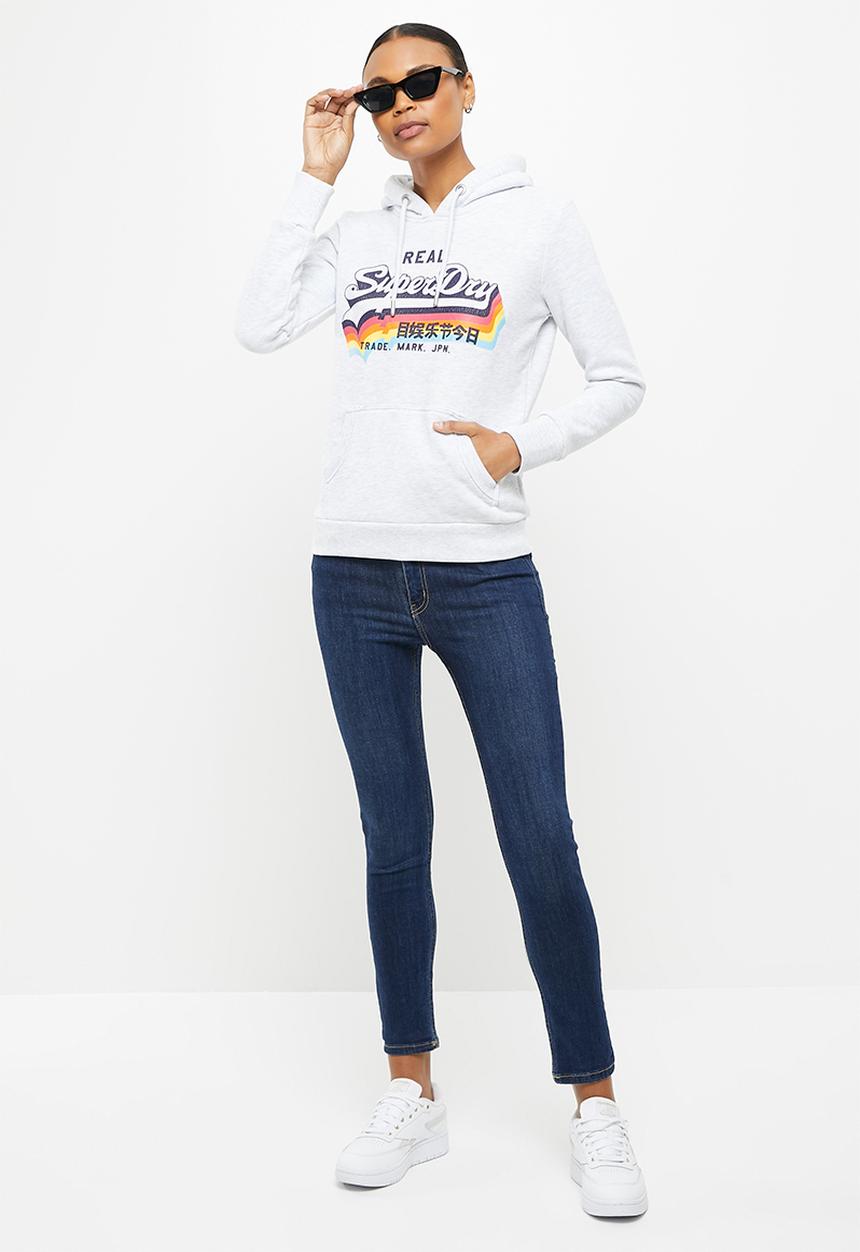 Superdry. - Vl ns hoodie bb - ice marl