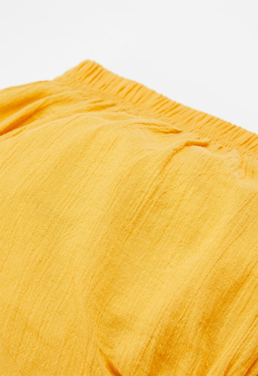 Pop Candy - Baby frill shorts - orange