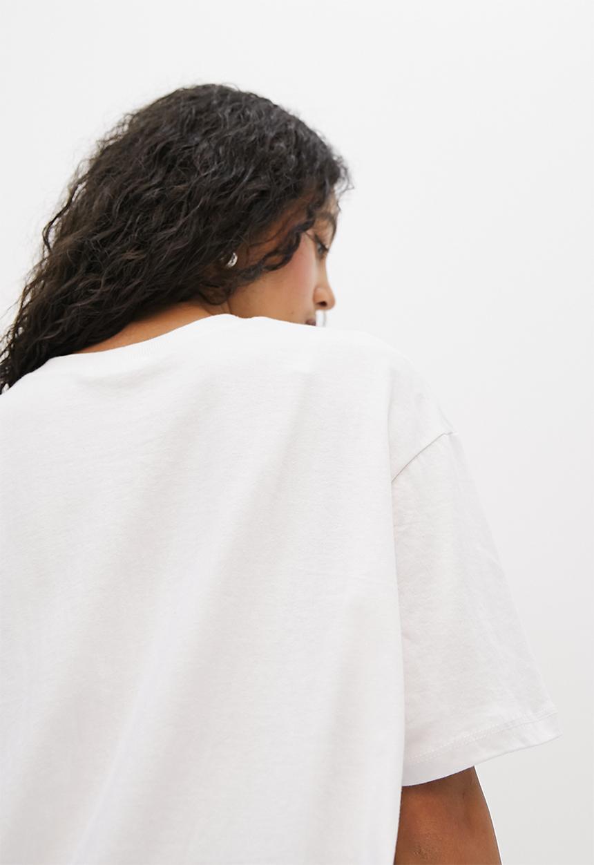 Blake - Oversized graphic tee - white