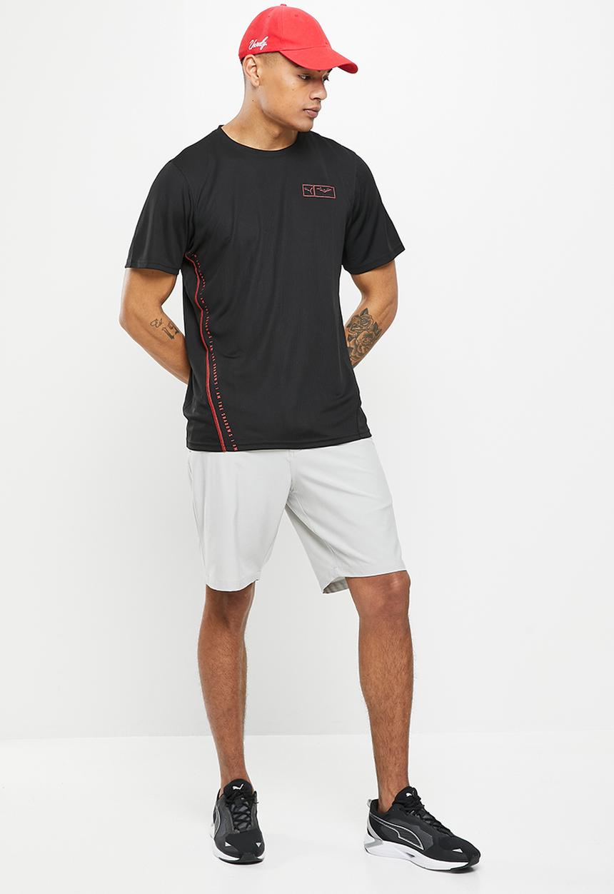 PUMA - 101  Golf stripe short  - high rise heather