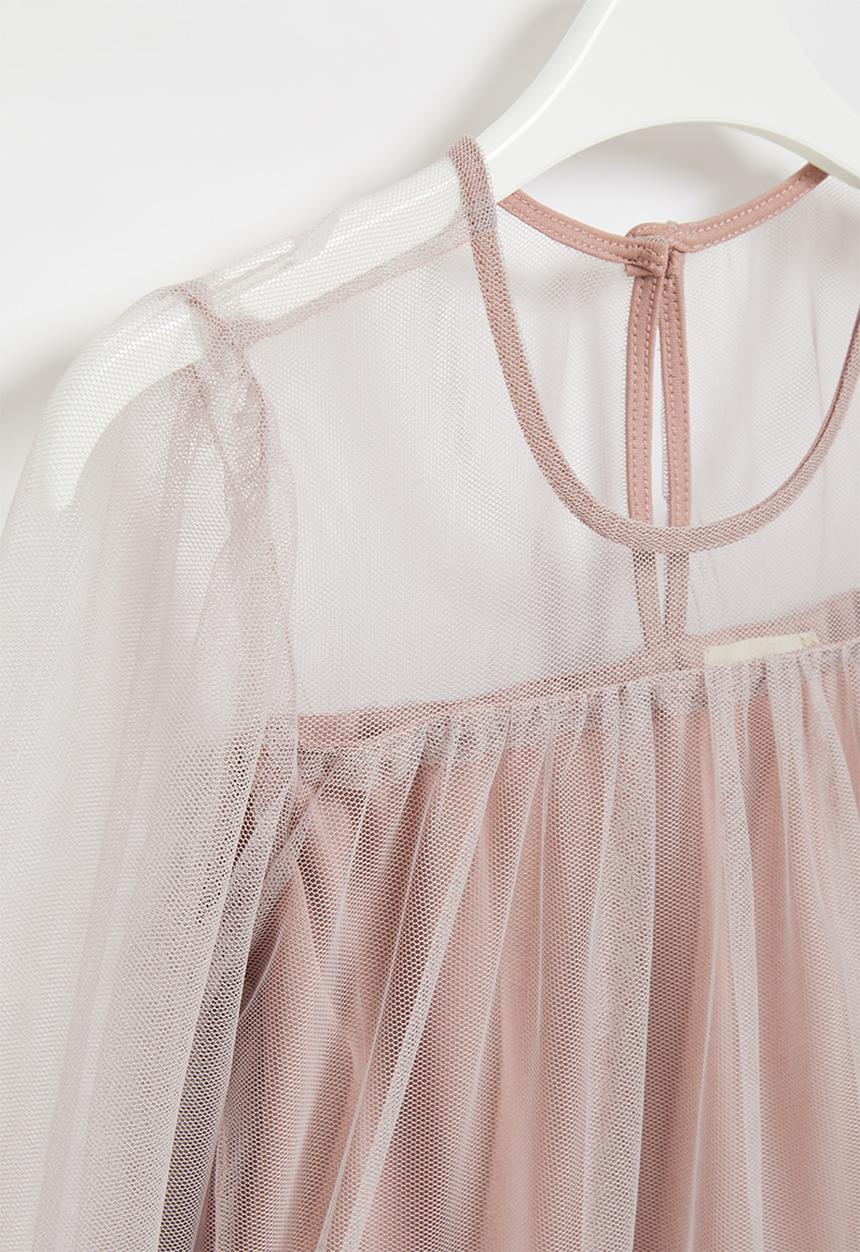 Superbalist Kids - Embroidered chiffon dress - rose lilac