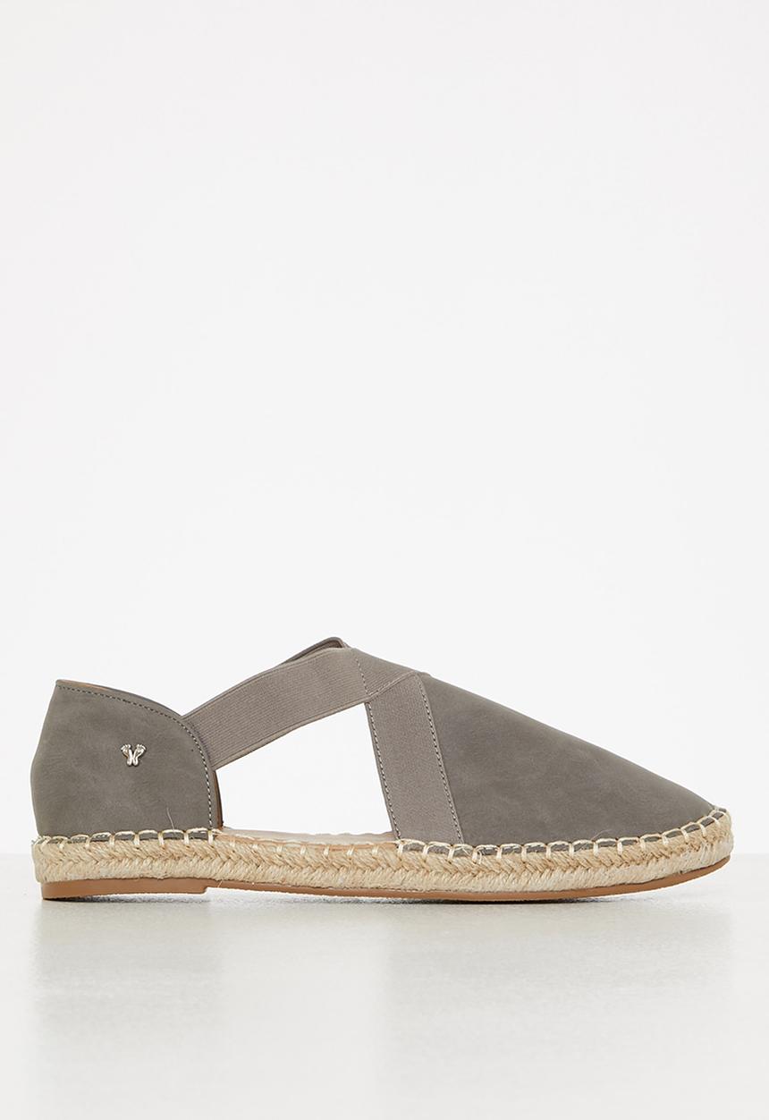 Butterfly Feet - Karla 5 espadrille - grey