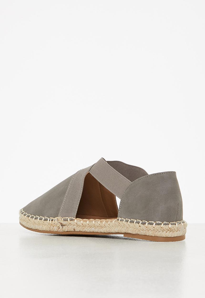 Butterfly Feet - Karla 5 espadrille - grey