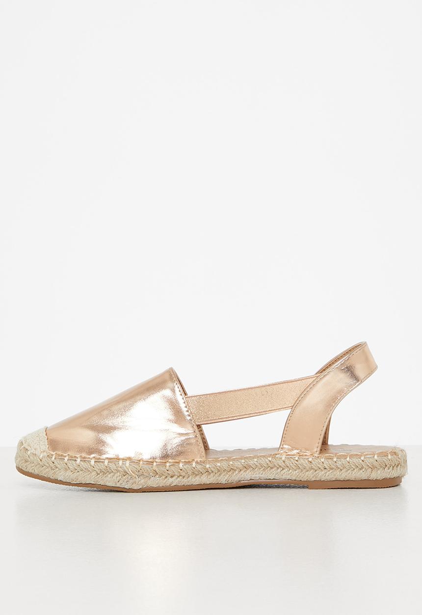 Butterfly Feet - Karla 6 slingback espadrille - rose gold