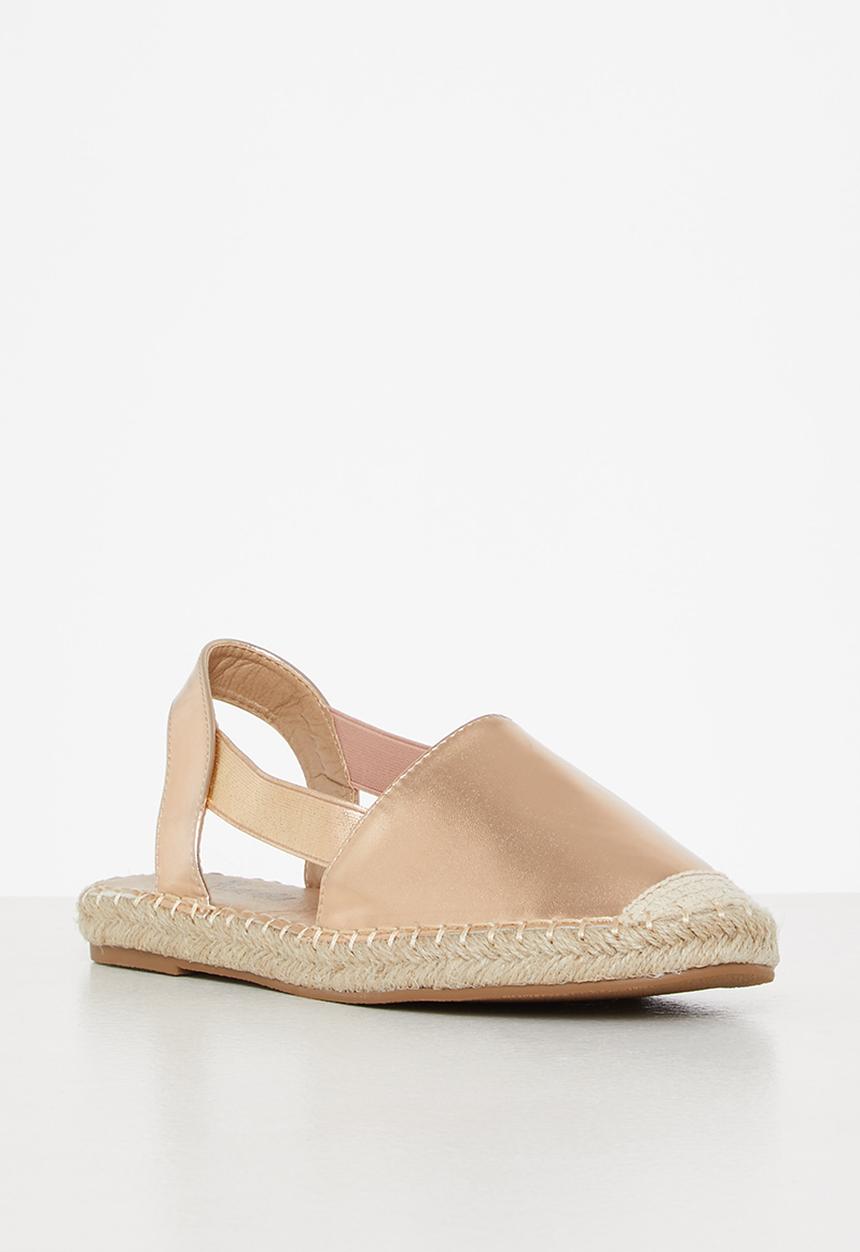 Butterfly Feet - Karla 6 slingback espadrille - rose gold
