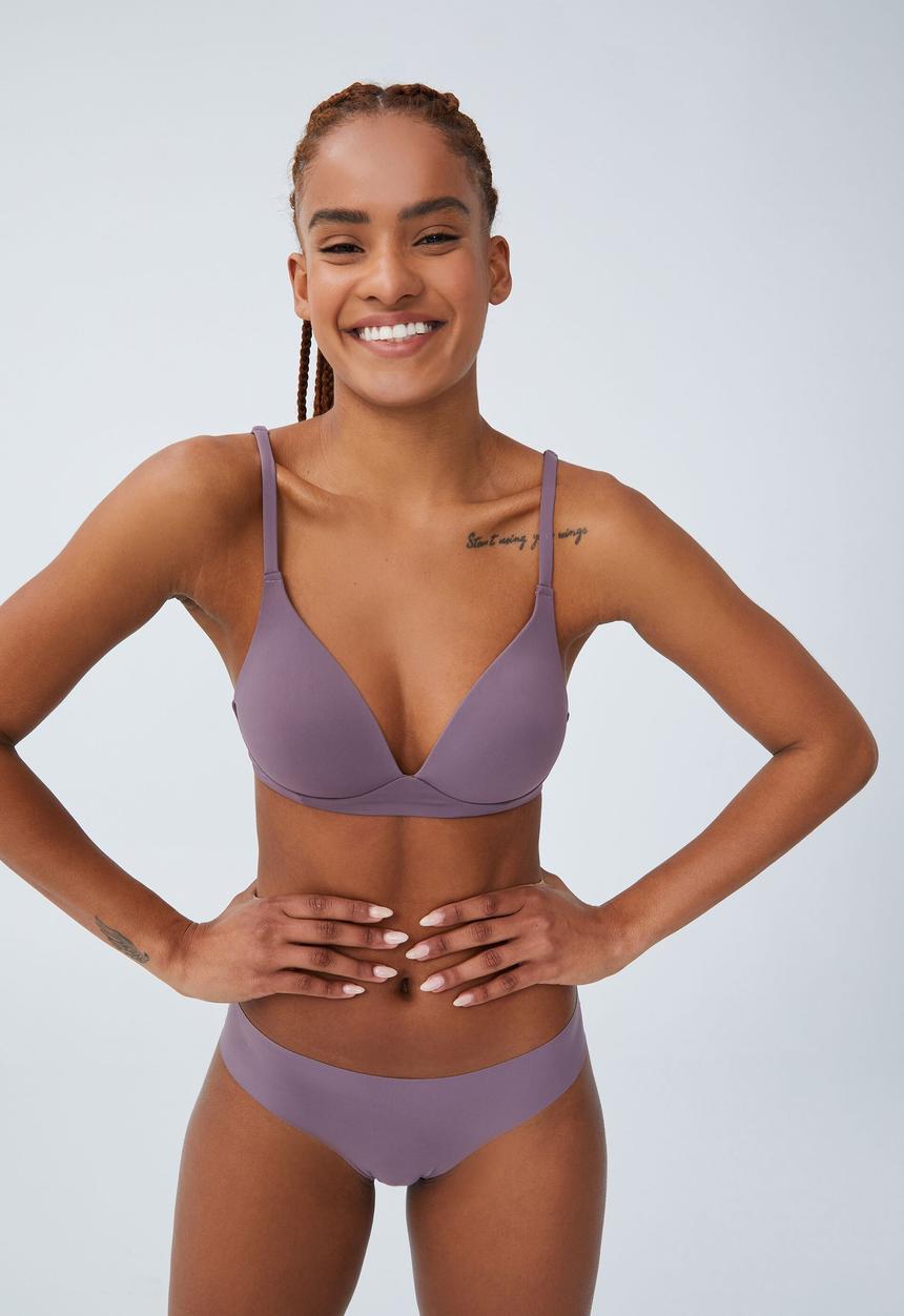 Cotton On - Wirefree everyday t-shirt bra - moonscape