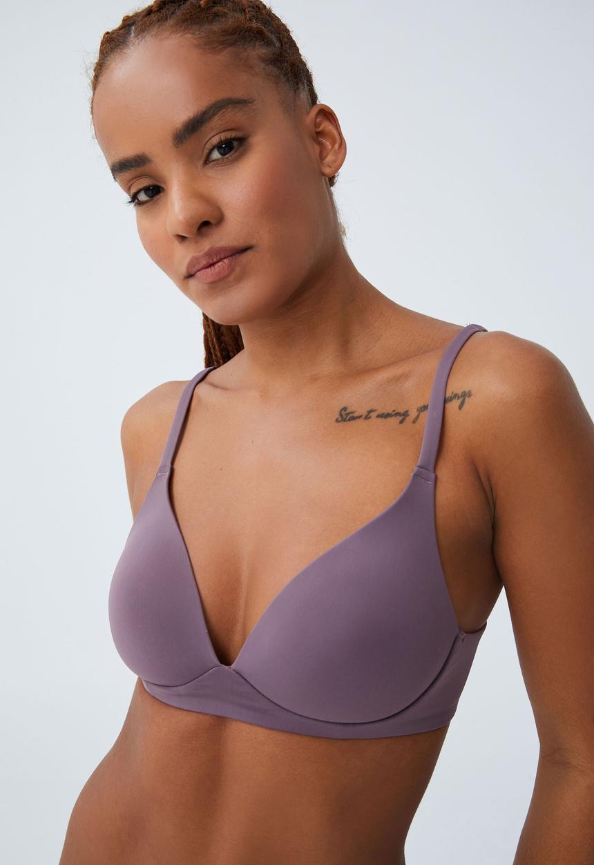 Cotton On - Wirefree everyday t-shirt bra - moonscape