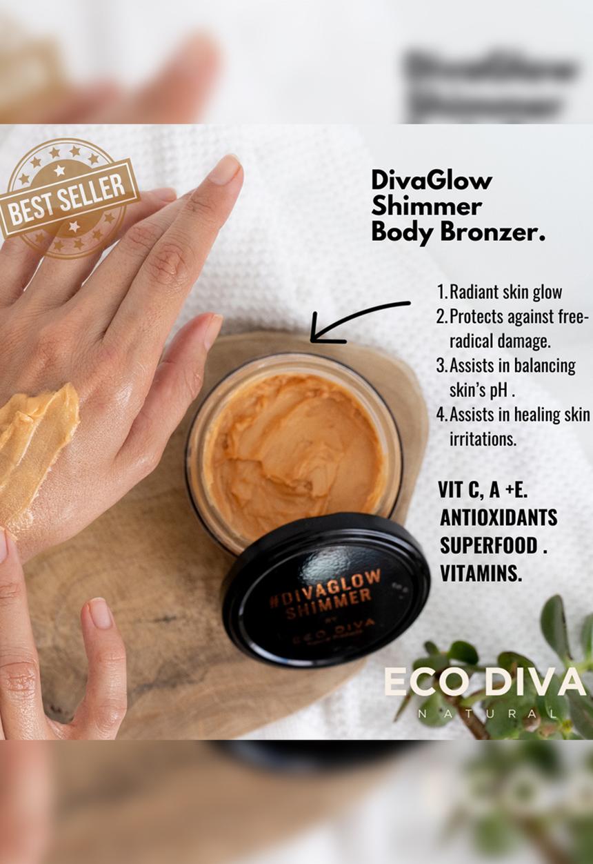 Eco Diva Natural - Divaglow Shimmer Body Bronzer