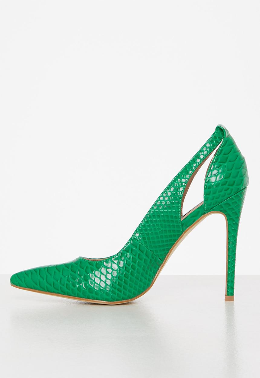 Madison® - Breena stiletto court heel - dark green