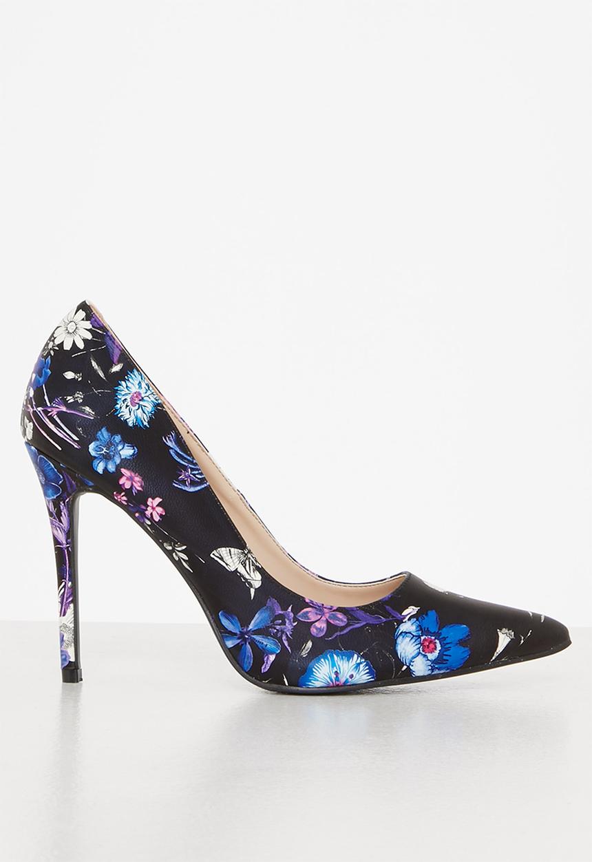 Madison® - Brandy stiletto court heel - black