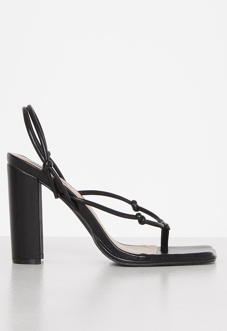 Madison® - Aleah slingback block heel - black
