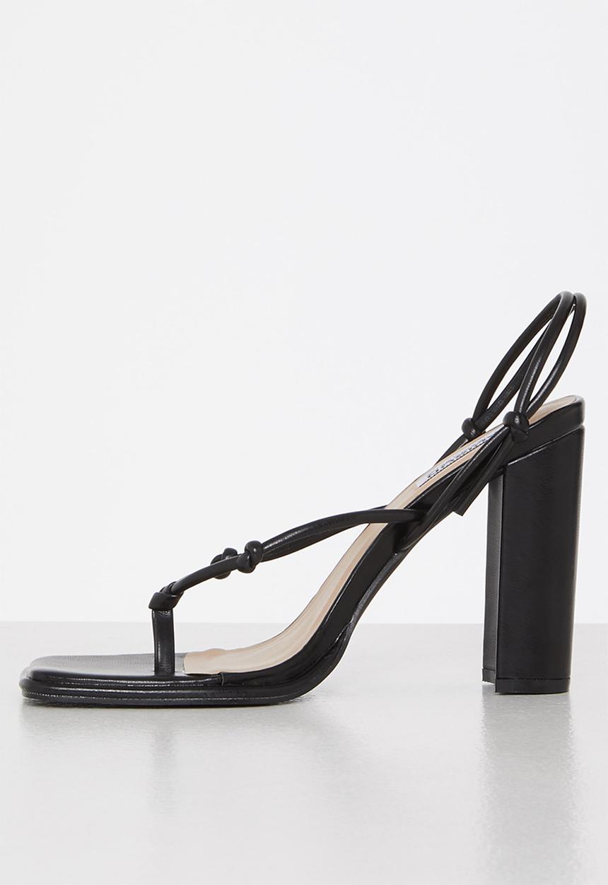 Madison® - Aleah slingback block heel - black