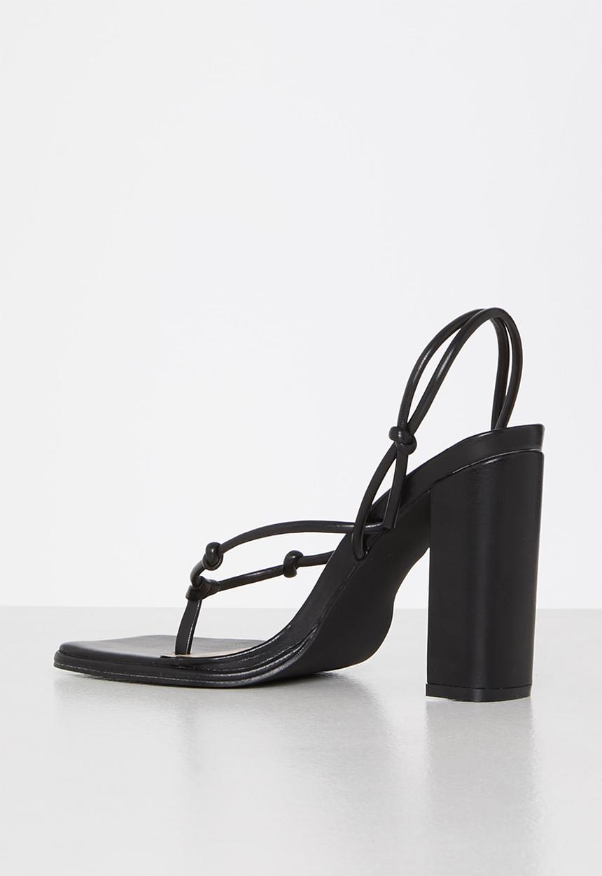 Madison® - Aleah slingback block heel - black