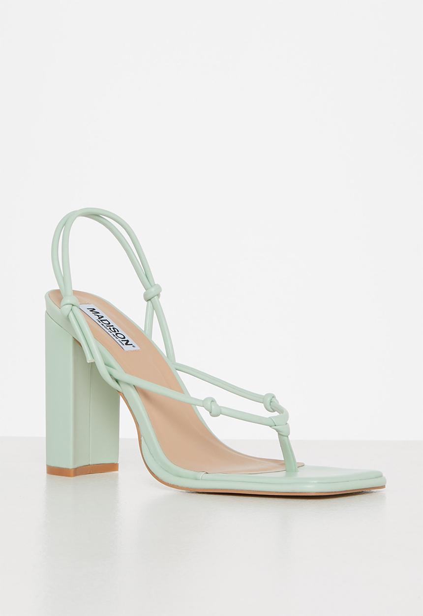 Madison® - Aleah slingback block heel - aqua