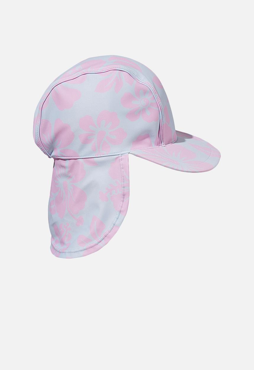 Cotton On - Sammy swim hat - frosty blue & dreamland hibiscus