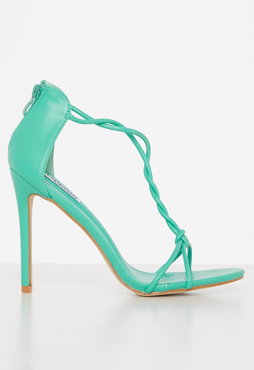 Madison® - Bella barely there stiletto heel - aqua