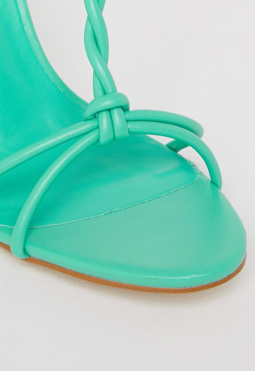 Madison® - Bella barely there stiletto heel - aqua