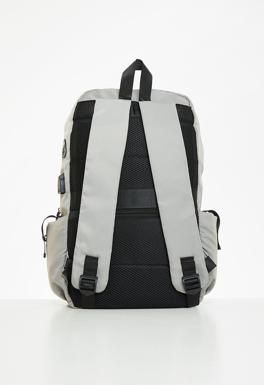 Rebel Republic - USB backpack - grey