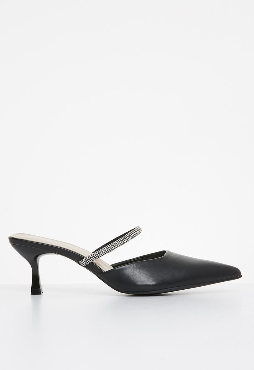 MILLA - Claudine closed toe mule - black