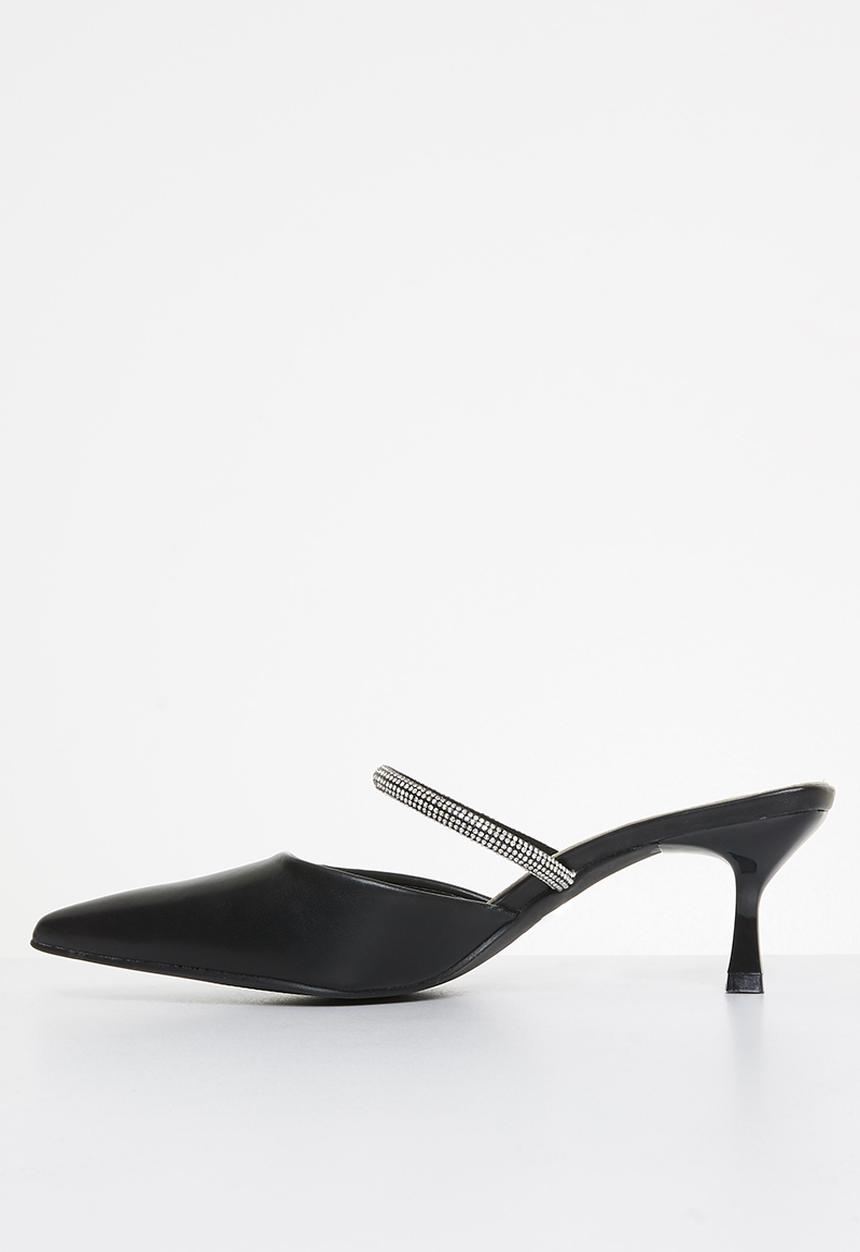 MILLA - Claudine closed toe mule - black