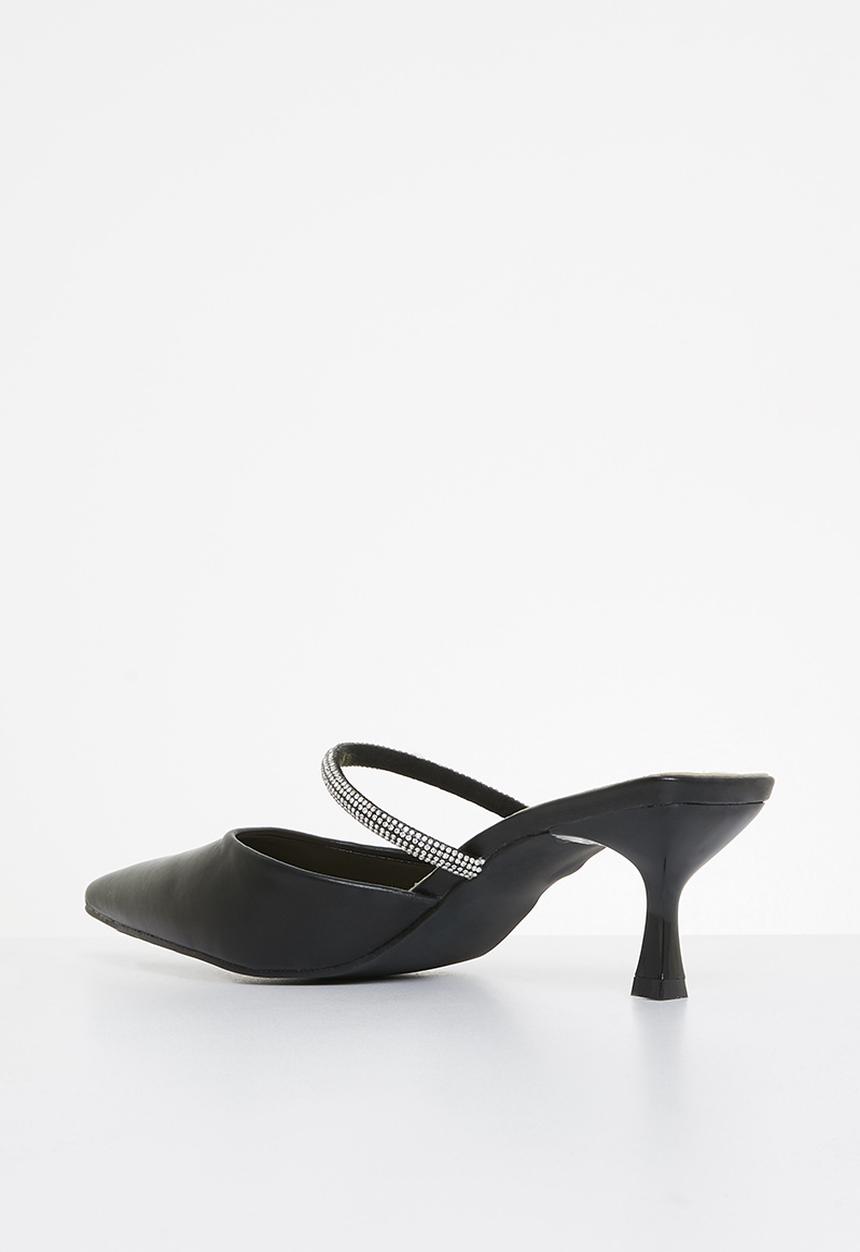 MILLA - Claudine closed toe mule - black