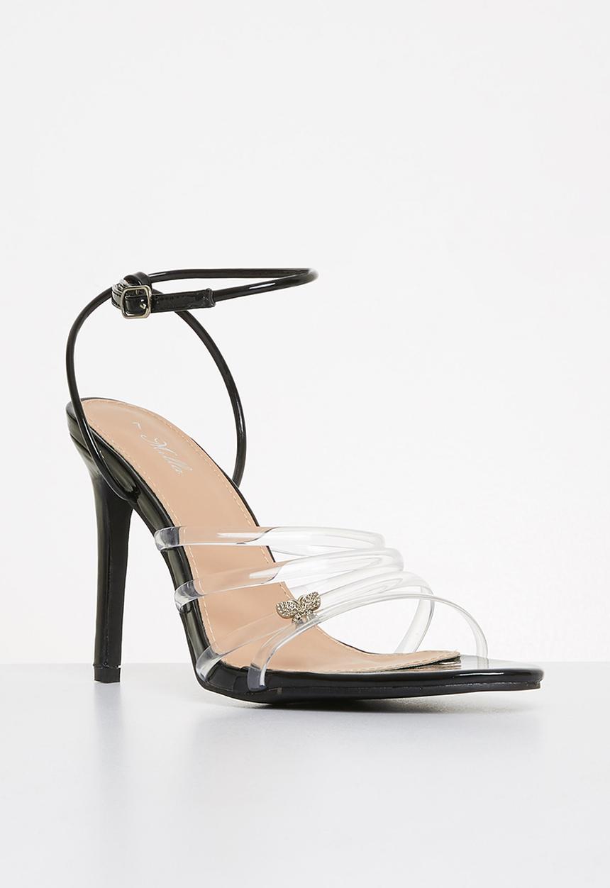 MILLA - Butterfly stiletto heel - black