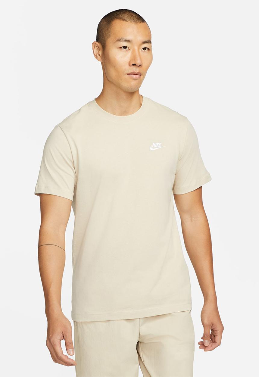 Nike - M nsw club tee - rattan & white