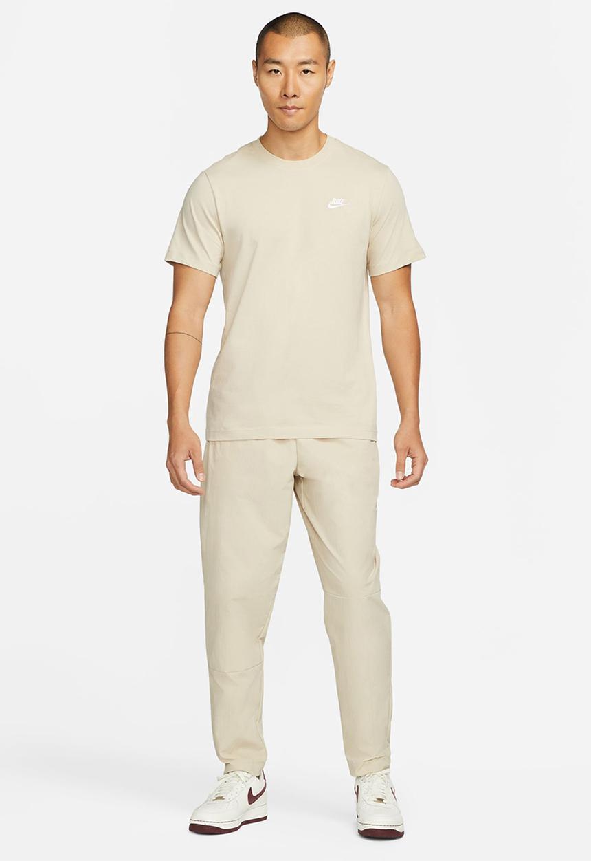 Nike - M nsw club tee - rattan & white