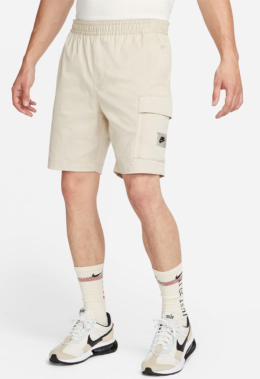 Nike - NSW spu woven short - rattan & safety orange
