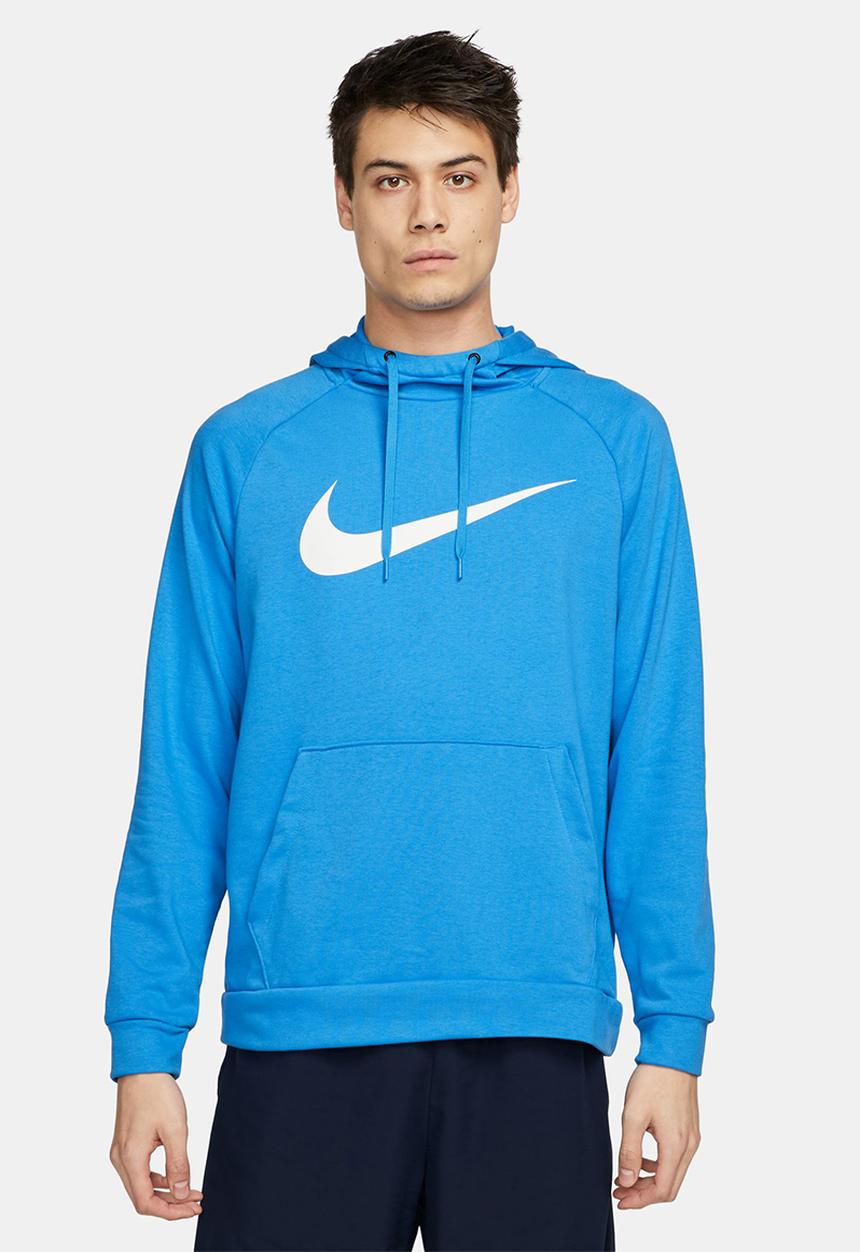 Nike - Dri-FIT Men Hoodie - lt photo blue/white