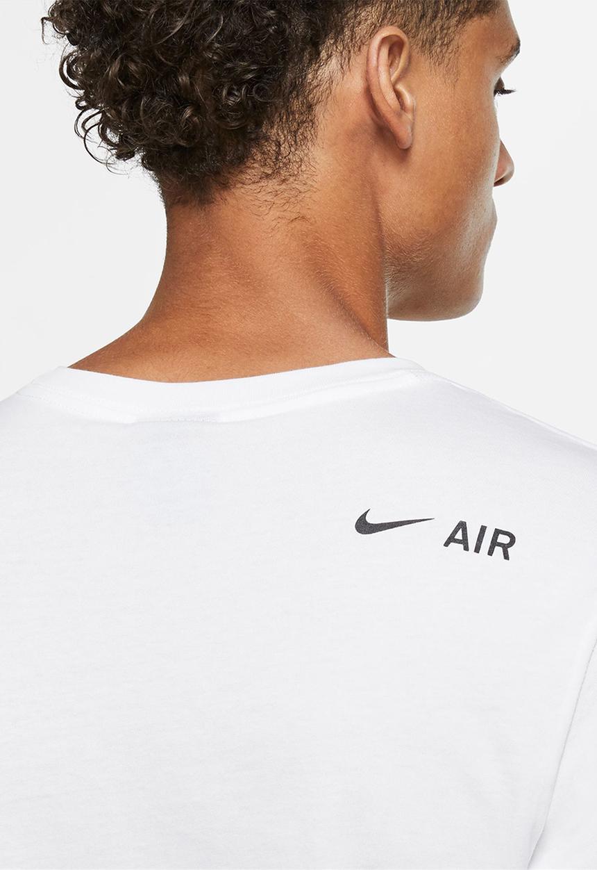 Nike - NSW Air Double Logo Print Tee - white