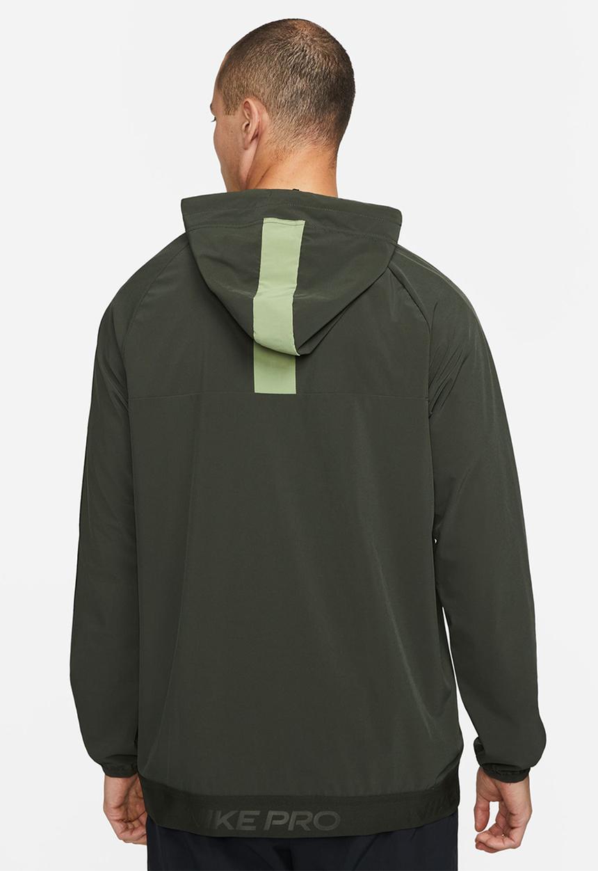 Nike - Pro Dri-FIT Flex Vent Max Full-Zip Training Jkt - sequoia & alligator