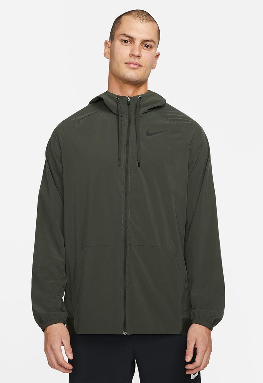 Nike - Pro Dri-FIT Flex Vent Max Full-Zip Training Jkt - sequoia & alligator