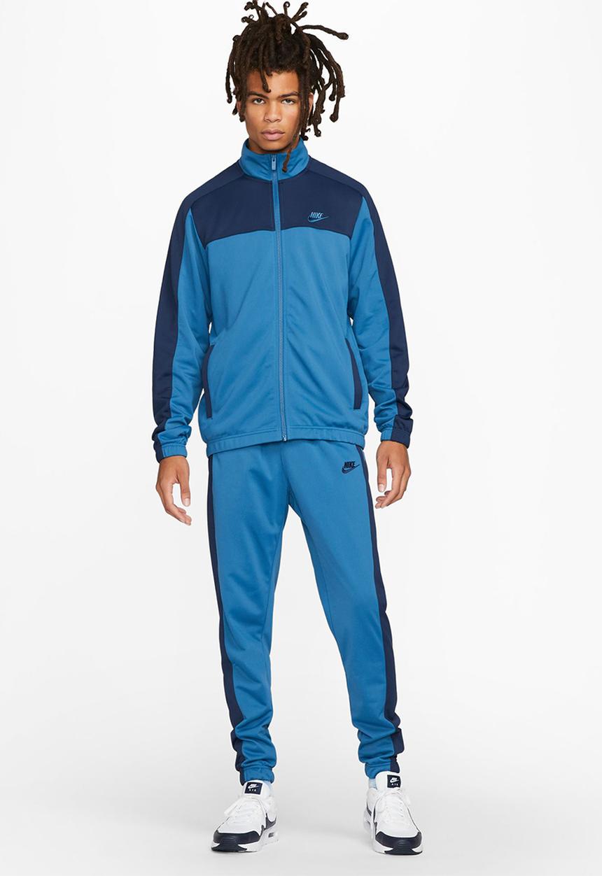 Nike - NSW Essentials Poly-Knit Tracksuit set - dark marina blue