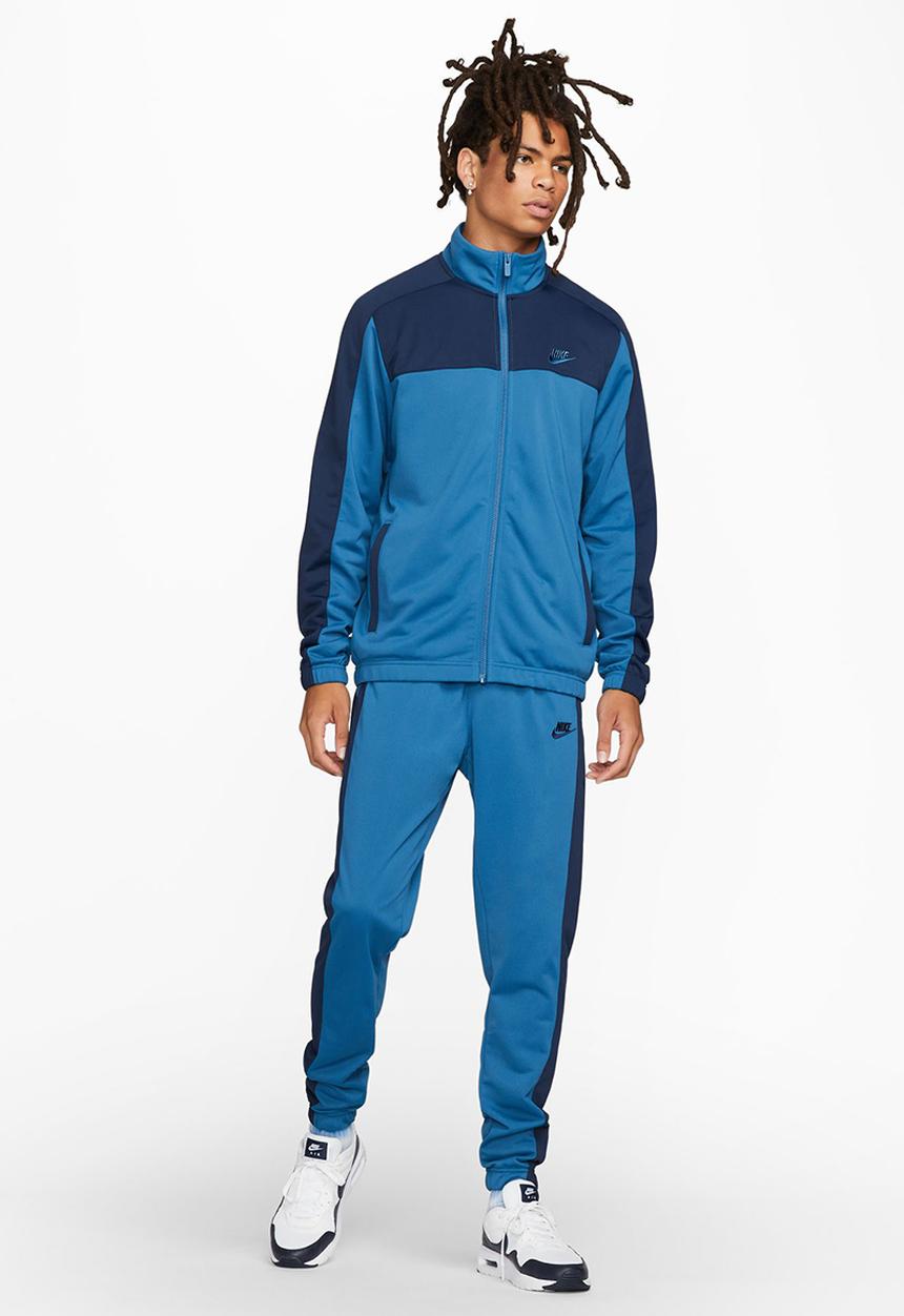 Nike - NSW Essentials Poly-Knit Tracksuit set - dark marina blue